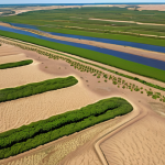 **

Drone view of Dutch dunes, detecting early invasive plant species using multispectral imaging. Focus on the technology and environmental monitoring aspect.

**