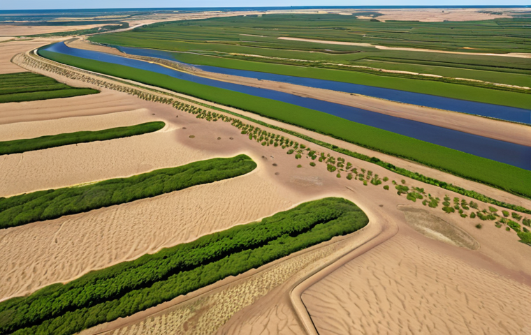 **

Drone view of Dutch dunes, detecting early invasive plant species using multispectral imaging. Focus on the technology and environmental monitoring aspect.

**